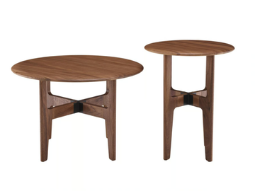 NODUM - Round solid wood coffee table by Ligne Roset - view 2